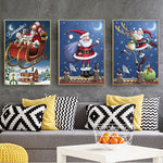 Christmas Picture Canvas Santa Claus