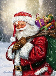 Christmas Picture Canvas Santa Claus