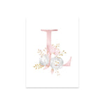 Baby Posters Personalized Girl's Name