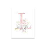 Baby Posters Personalized Girl's Name