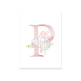 Baby Posters Personalized Girl's Name