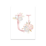 Baby Posters Personalized Girl's Name