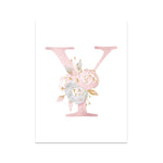 Baby Posters Personalized Girl's Name