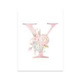 Baby Posters Personalized Girl's Name