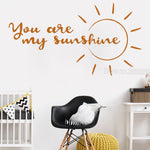 You Are My Sunshine Quote Wall Sticker