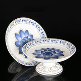 Blue and White Fruit Dish